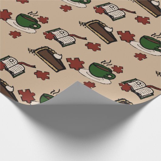 Cafe Wrapping Paper Cadeaupapier (Hoek)