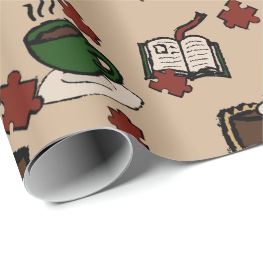 Cafe Wrapping Paper Cadeaupapier (Rol Hoek)