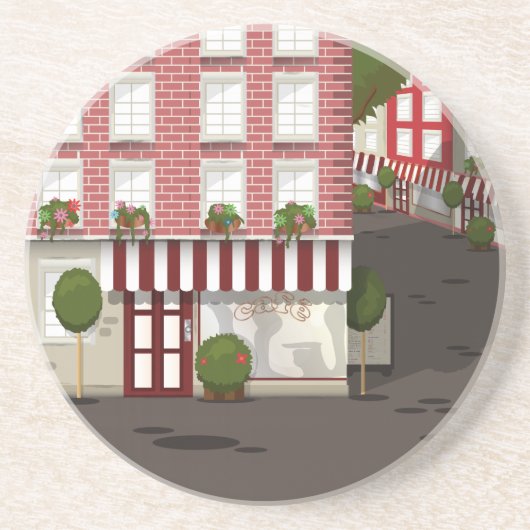 café zandsteen onderzetter (Voorkant)
