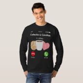 Cafecito Cafe Conchas Cute Spanish Pun Coffee T-shirt (Voorkant volledig)
