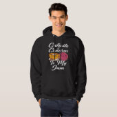 Cafecito & Conchas Is My Jam Cute Spanish Pun Coff Hoodie (Voorkant volledig)