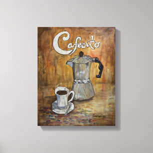 Cafecito - Cubaanse Koffie Canvas Print