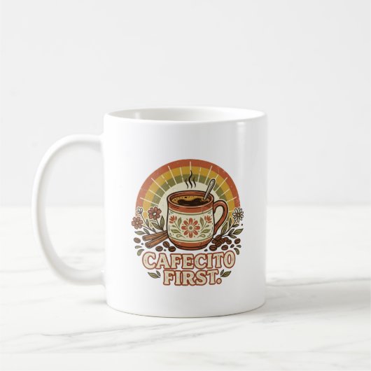 Cafecito Eerst Koffiemok (Links)