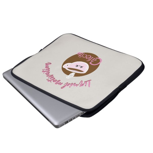 Cafecito Electronics Bag Laptop Sleeve (Voorkant onderkant)