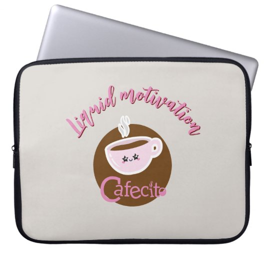 Cafecito Electronics Bag Laptop Sleeve (Voorkant)
