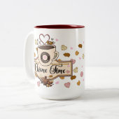 Cafecito en Chisme Mexicaanse stijl Mok (Voorkant links)