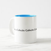 Cafecito Tweekleurige Koffiemok (Voorkant links)