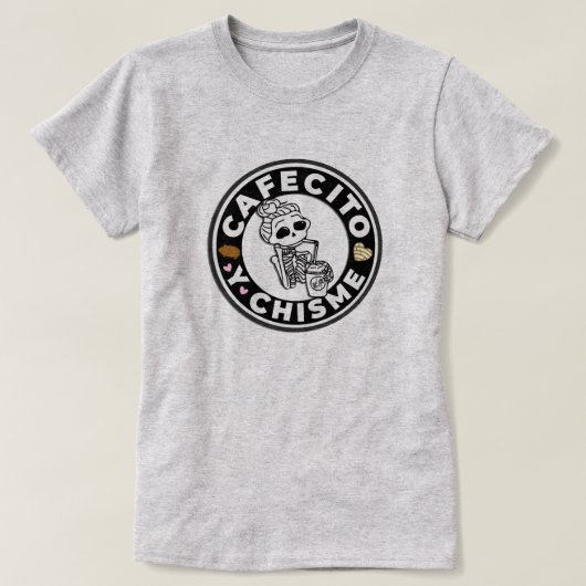 Cafecito y Chisme Pan dulce Mexicaans T-shirt (Design voorkant)