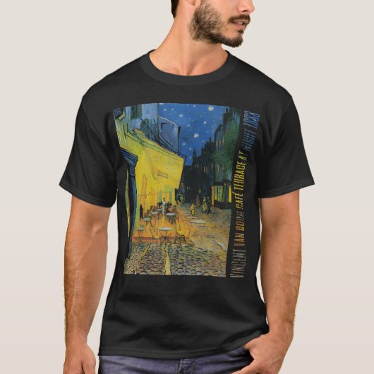 Cafeerrace 's nachts 1888 cadeau t-shirt (Voorkant)