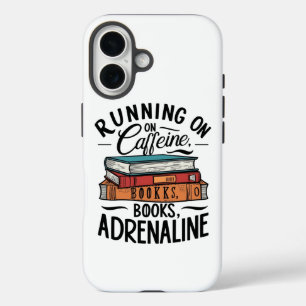 Cafeïne boek energie iPhone 16 hoesje