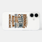 Cafeïne Boeken Adrenaline Case-Mate iPhone Case (Achterkant (horizontaal))