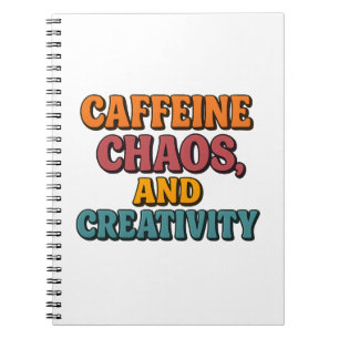 Cafeïne Chaos en Creativiteit Notitieboek