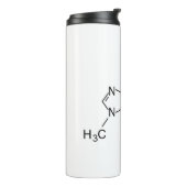 cafeïne chemische formule koffiechemie-element thermosbeker (Gedraaid links)