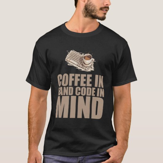 Cafeïne Coder Software Ontwikkelaar Engineer Koffi T-shirt (Voorkant)