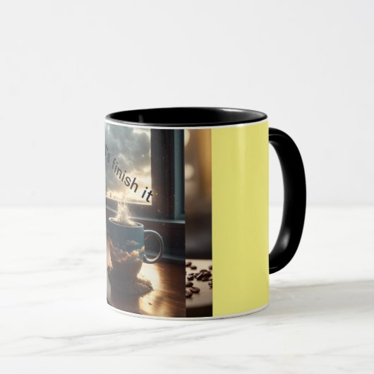 Cafeïne Couture: Snip in stijl met elke brouwsel Mok (Voorkant rechts)