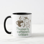 Cafeïne & Critters Coffee Mok (Links)