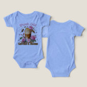 Cafeïne en bloemen: ijskoffie genot (Ontwerp Voorkant & Achterkant)