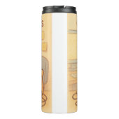 Cafeïne en Choas Thermische Tumblers Thermosbeker (Achterkant)