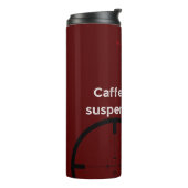 Cafeïne en Suspense Boeken Thermosbeker (Gedraaid links)