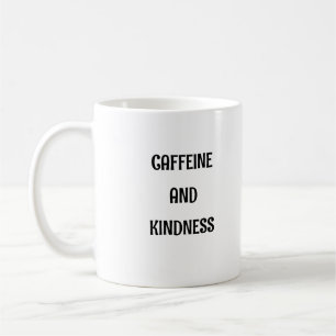 Cafeïne en vriendelijkheid Grappige positieve Mok