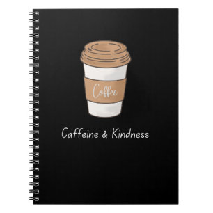 Cafeïne en vriendelijkheid notitieboek