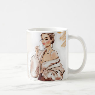 Cafeïne en zelfvertrouwen - Funny Mom Coffee Mok