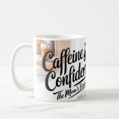 Cafeïne en zelfvertrouwen - Mom Gift Coffee Mok (Links)