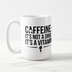 Cafeïne: het is geen medicijn, het is een vitamine koffiemok