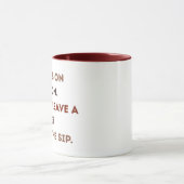 Cafeïne houdt van leuke koffie mok cadeau - mok vo (Midden)