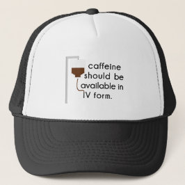 cafeïne in IV, verpleegster humor Trucker Pet