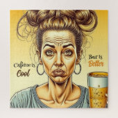 Cafeïne is goed, Bier is beter Legpuzzel (Verticaal)