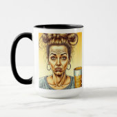 Cafeïne is goed, Bier is beter Mok (Links)