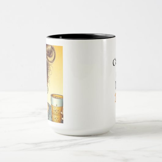 Cafeïne is goed, Bier is beter Mok (Midden)