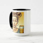 Cafeïne is goed, Bier is beter Mok (Voorkant links)