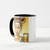 Cafeïne is goed, Bier is beter Mok (Voorkant links)