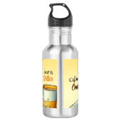 Cafeïne is goed, bier is beter waterfles (Achterkant)