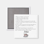 Cafeïne is mijn herder; ik zal niet doen... magneet (Voorkant / Achterkant)