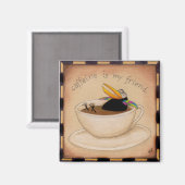 Cafeïne is mijn vriend magneet (Voorkant / Achterkant)