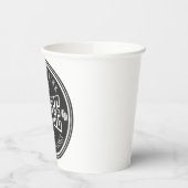 cafeïne, koffie, latte, koffiedrinker, ik hou van  papieren bekers (Links)