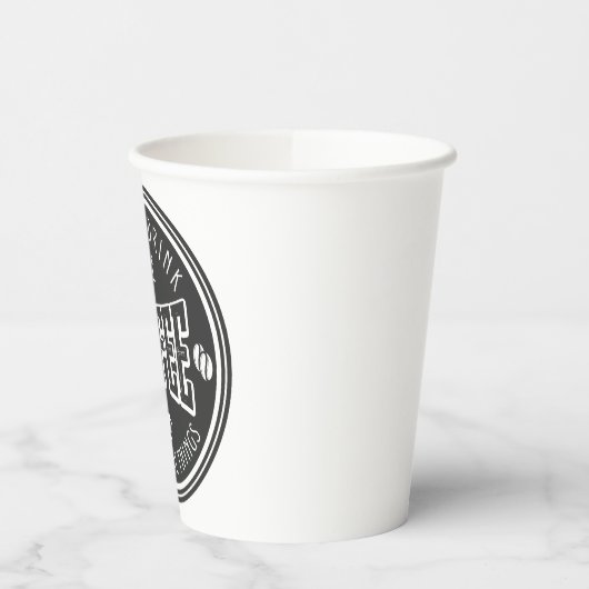 cafeïne, koffie, latte, koffiedrinker, ik hou van  papieren bekers (Links)