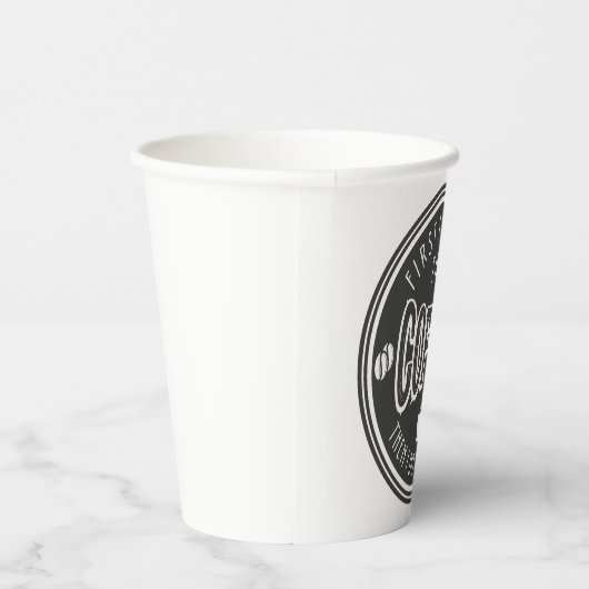 cafeïne, koffie, latte, koffiedrinker, ik hou van  papieren bekers (Rechts)