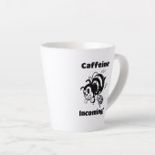 Cafeïne komt binnen! Grappige bij met emmers Carto Latte Mok (Rechterhoek)