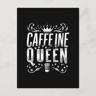 cafeïne koningin informatiekaartje