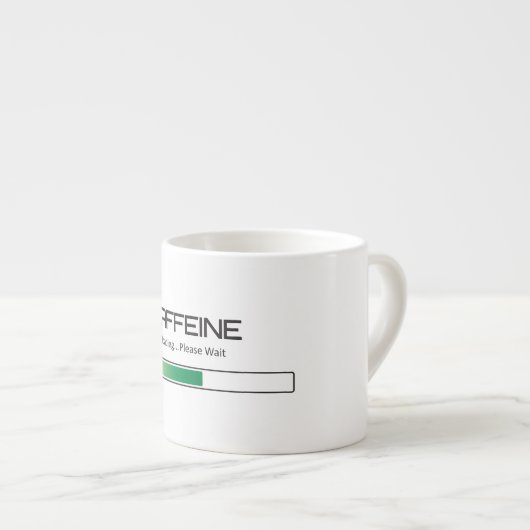 Cafeïne Laden Espresso Kop (Voorkant rechts)