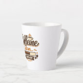 Cafeïne laden… Even wachten Latte Mok (Rechterhoek)