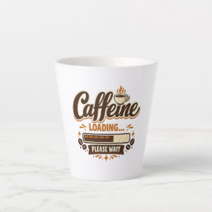 Cafeïne laden… Even wachten Latte Mok