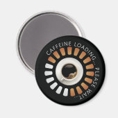 Cafeïne laden magneet (Voorkant / Achterkant)