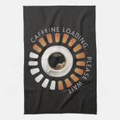 Cafeïne laden theedoek (Verticaal)