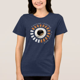 Cafeïne laden Tri-Blend shirt