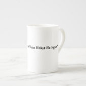 Cafeïne maakt me hyper porselein kop (Voorkant rechts)